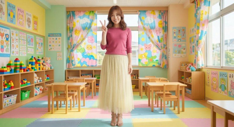 【期間限定!5日間92%OFF】幼〇園の人妻保育士 笑顔が可愛い黒髪ロング先生が時に生〇徒のパ〇の巨根に寝取られる