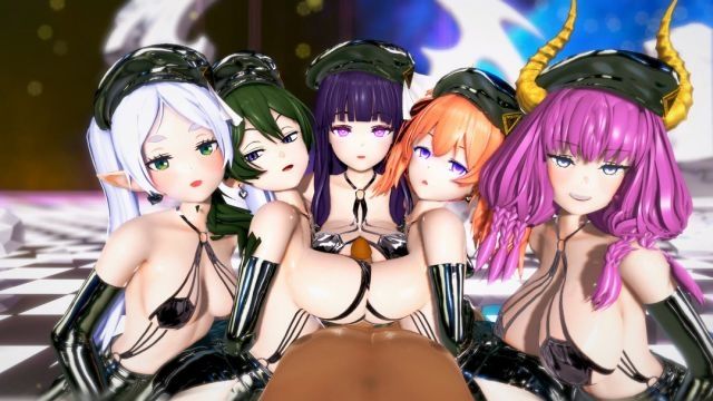 [7pupu] 芙莉蓮x費倫x尤蓓爾x阿烏拉x莉妮耶 - STEP【葬送的芙莉蓮】4k SEX