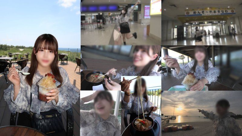 天真爛漫南國旅行❤樂園里佐湖的陽台讓人盡情欣賞ｗ讓人興奮的口交♡性慾開放、扭腰不停的騎乘位太淫蕩～無責任中出！