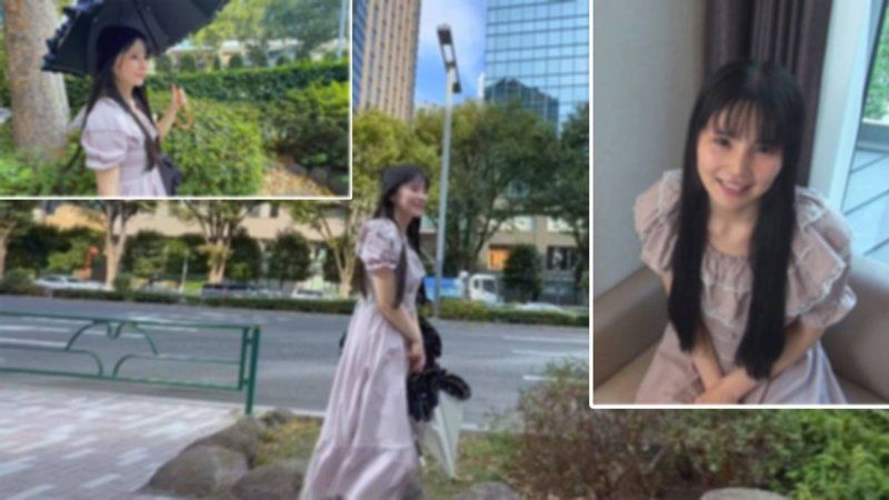 用困惑的表情超可愛又纖細巨乳的「嗯♡可以插入喔♡」所以用無套雞巴插入播種中出！