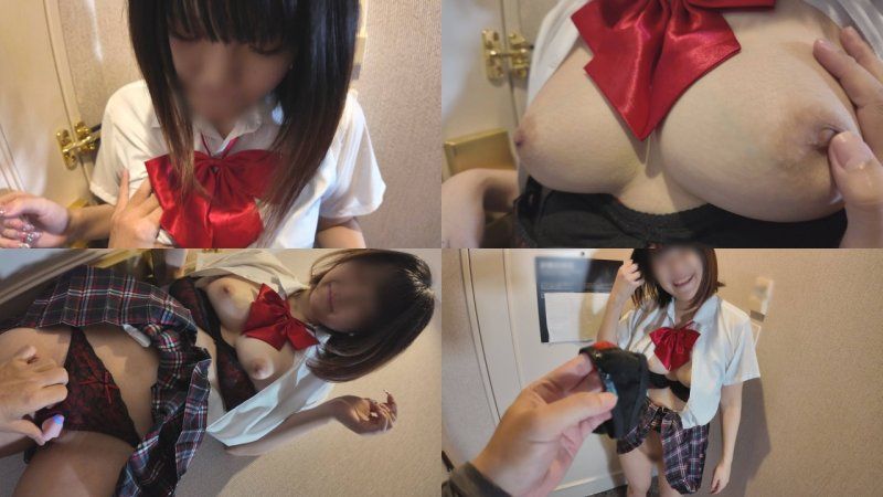 ＜无修正＞童颜白皙❤F罩杯美巨乳的健康身体！爱抚到湿滑的粉嫩蜜穴直接内射,吞精！